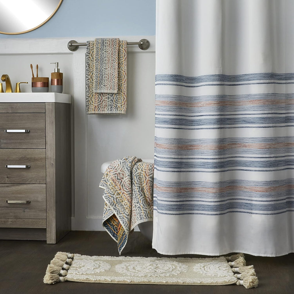 Rhapsody Hand Towel Set-2Pc, Premium 100% Cotton, Spice | 550 GSM Weight. Spa-Level Quality. Soft & Absorbent, Reversible Jacquard. for the Bathroom, Kitchen, Bar or Any Sink Space.