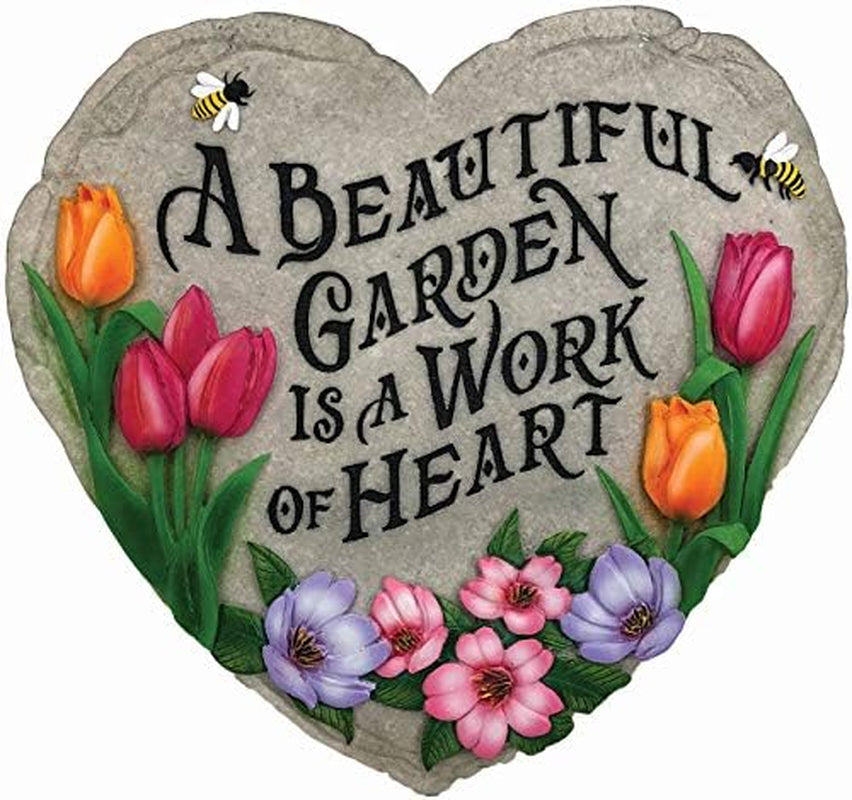 - Garden Décor - Beautiful Garden Stepping Stone - Decorative Stone for Garden