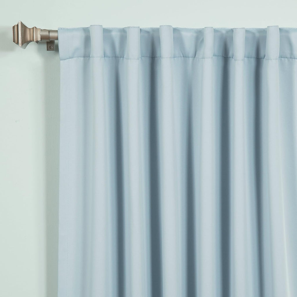 SOLID-72-SKY.BLUE Basic Thermal Insulated Blackout Curtains, Sky Blue