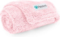 Fluffy Sherpa Waterproof Dog Blanket for Small Pet Cat, 24X32 Pink | Soft & Warm & Washable; Leafproof Couch Sofa Protector for Small Medium Large Pet; Pee Proof Cover for Crate Kennel Car Seat