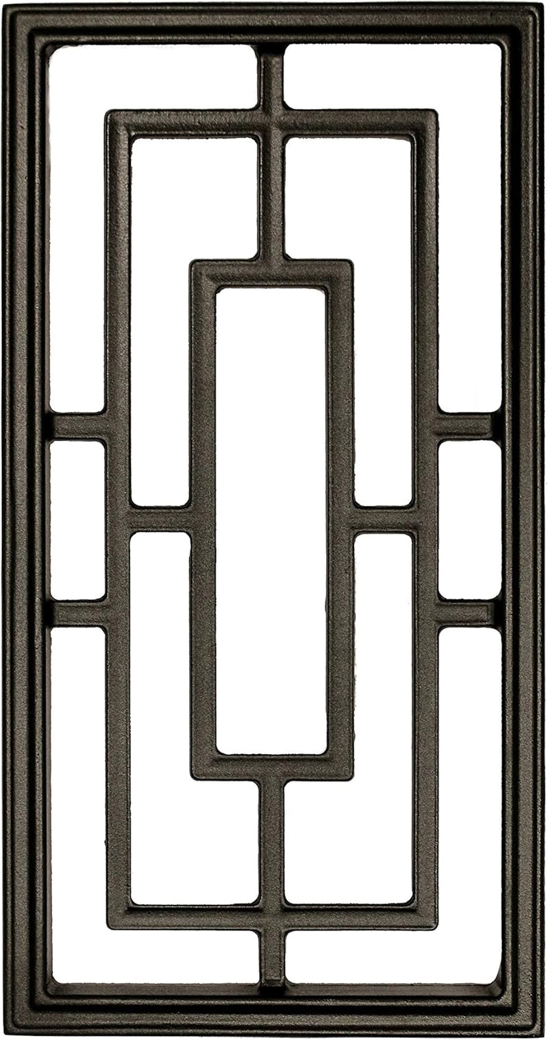 Decorative Insert for Fencing, Gates, Home, Garden - Rectangle, 17"