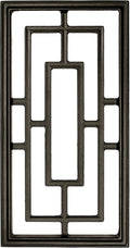 Decorative Insert for Fencing, Gates, Home, Garden - Rectangle, 17"