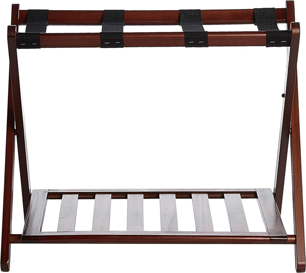 Luggage Rack, Walnut, Solid Wood