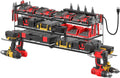 Large Garage Tools Storage with Charging Station. Power Tool Battery Organizer Utility Shelf with Power Strip. 4 Drills Holder Wall Mount Rack, Black 3 Layer.