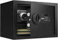 Small Home Safe Box,Personal Safe,Mini Money Safes for Home,0.5 Cuft | Digital Cash Safe with Keys,Electronic Code Lock,Steel Alloy Safe for Documents,Home,Office,Hotel,Business,Jewelry